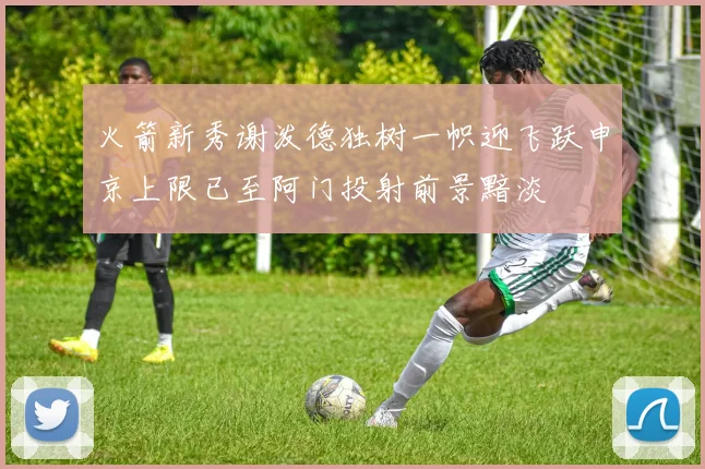 火箭新秀谢泼德独树一帜迎飞跃申京上限已至阿门投射前景黯淡