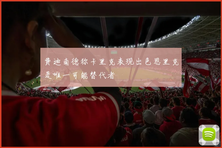 费迪南德称卡里克表现出色恩里克是唯一可能替代者
